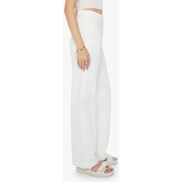 Mother Women's White The Stud Finder Sneak Utility Jeans Pants Size 29 NWOT - Picture 3 of 13